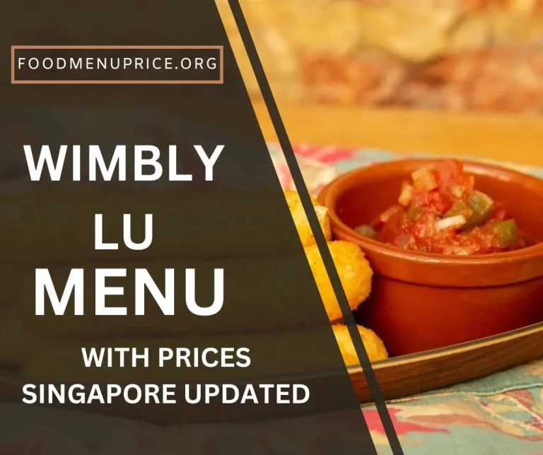 Wimbly Lu Menu Singapore