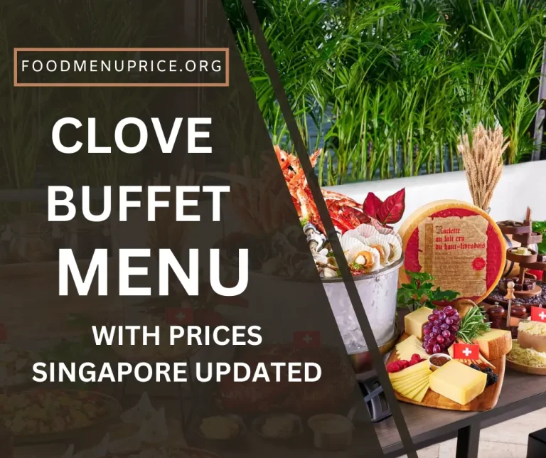 CLOVE BUFFET MENU