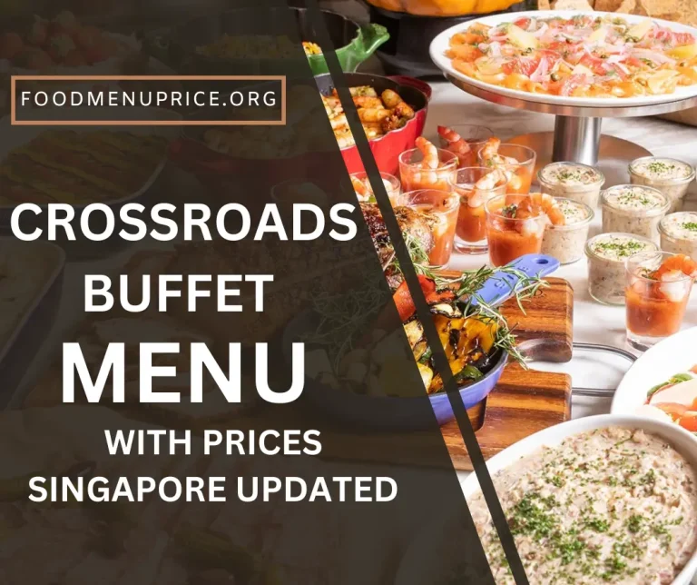 CROSSROADS BUFFET MENU