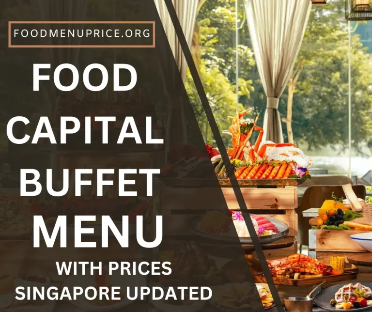 Food Capital Buffet Menu